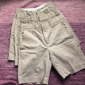 Private school khaki shorts for boy